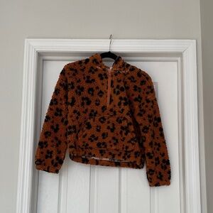 Derek Heart Kids' Brown and Black Fleece Jacket